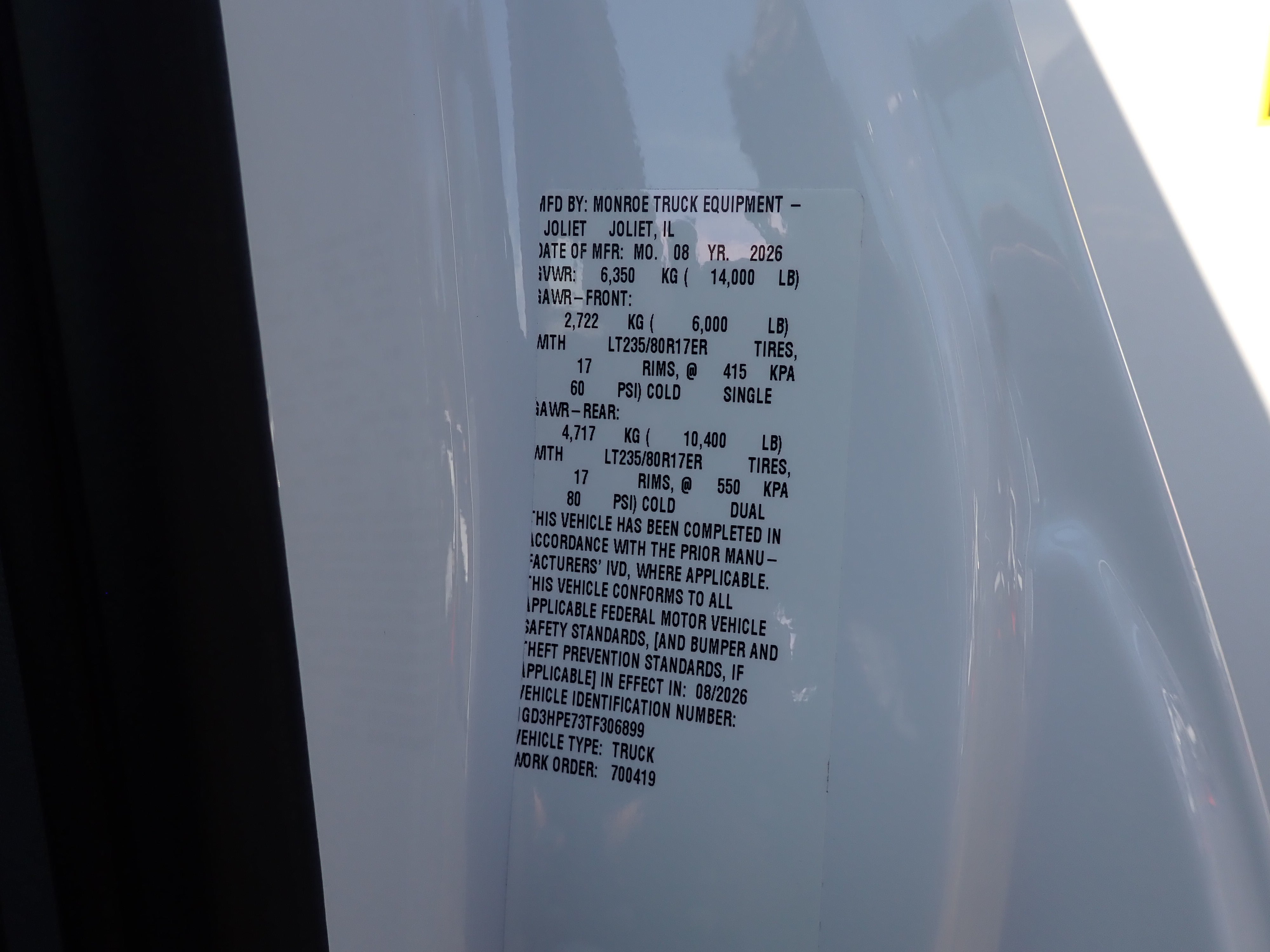 2026 GMC Sierra 3500 HD Chassis Cab Pro