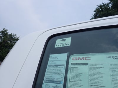 2026 GMC Sierra 3500 HD Chassis Cab Pro