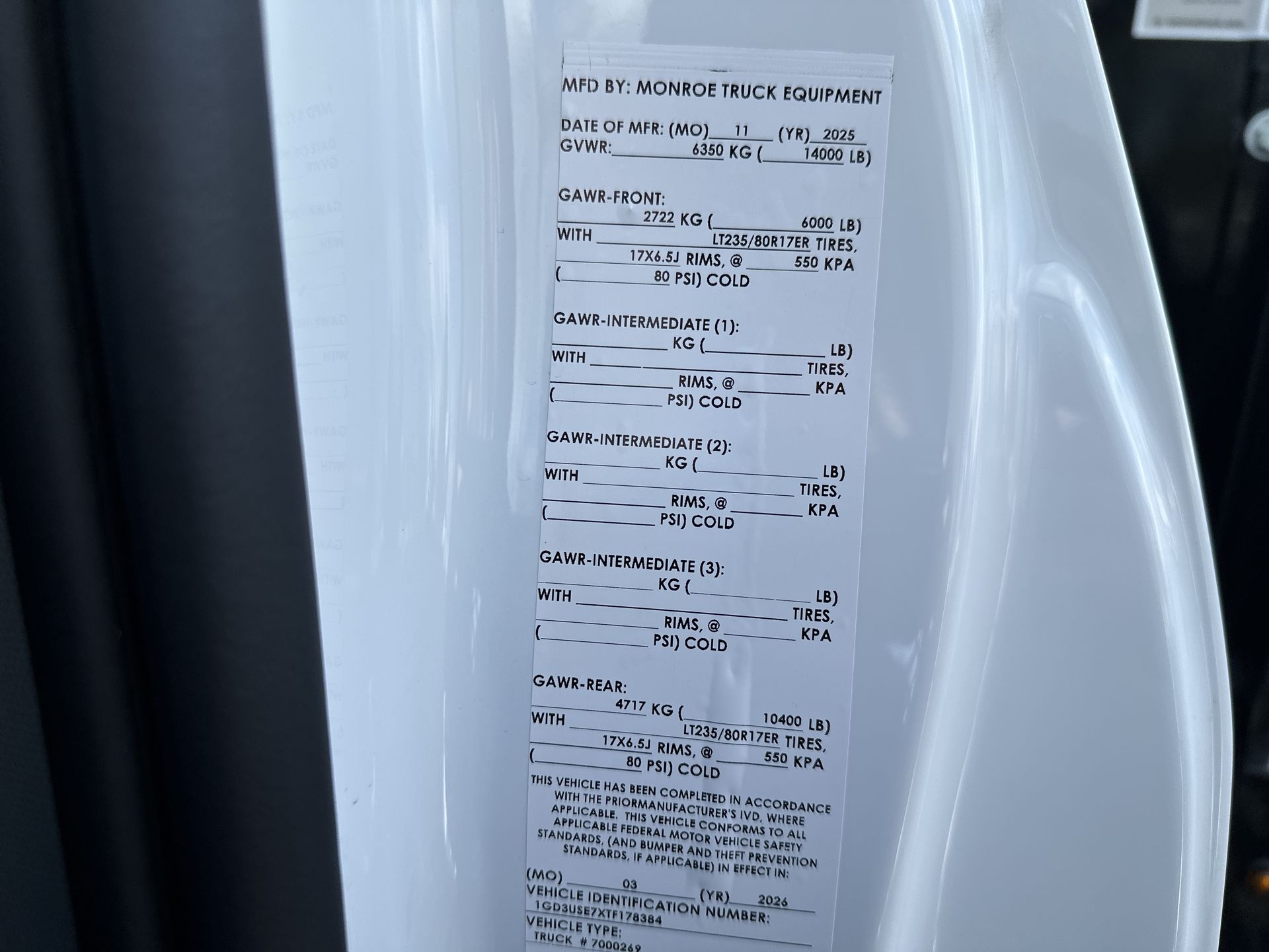 2026 GMC Sierra 3500 HD Chassis Cab Pro
