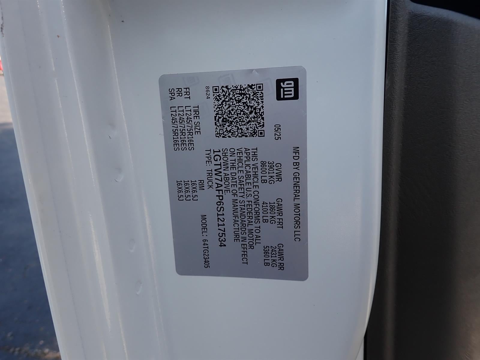 2025 GMC Savana Cargo Work Van