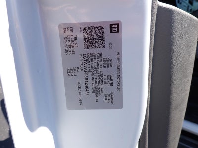 2024 GMC Savana Cargo 2500 Work Van