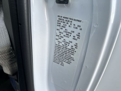 2026 GMC Savana Cutaway 3500 1WT