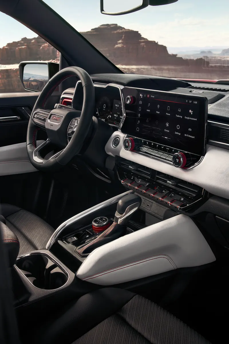 2026 GMC Canyon infotainment system at Schepel Buick GMC in Merrillville IN